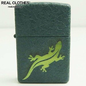 ZIPPO/ジッポー トカゲ 片面デザイン グリーン 2003年製 /LPL