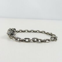 【ギャラ付き】TRAVIS WALKER/トラヴィスワーカー gargoyle charm oval link bracelet/ガーゴイル チェーン ブレスレット /LPL_画像3