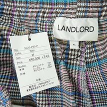 【未使用】LANDLORD/ランドロード チェック柄 切替 ハーフパンツ SS20-PBS /M /060_画像4