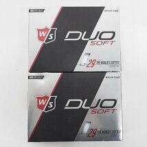 【未使用/オウンネーム含む】 Wilson Staff/ウィルソンスタッフ DUO SOFT ゴルフボール ホワイト 2ダース /000_画像4