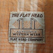 ☆THE FLAT HEAD/フラットヘッド チェック柄 ウエスタンシャツ/38 /LPL_画像3