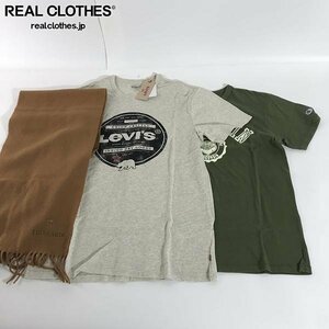 【おまとめ/未使用含む】LEVI'S/リーバイス Champion/チャンピオン 他 Tシャツ/マフラー /060