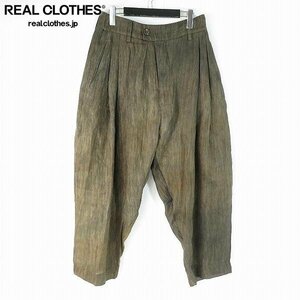 ZIGGY CHEN/ジギーチェン CLASSIC PLEATED WIDE TROUSERS/ワイドパンツ/0M2310532/46 /060