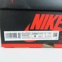 【未使用】 NIKE/ナイキ AIR JORDAN 1 LIGHT FUSION RED/エアジョーダン1 ライトフュージョンレッド 555088-603/27 /080_画像8