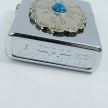 ZIPPO/ジッポー メタル貼り/ターコイズ 鏡面加工 1998年製 /000_画像5