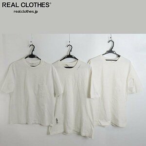 ☆MXP/エムエックスピー ZARA/ザラ TOPVALYU/トップバリュ 半袖Tシャツ オフホワイト系/3点セット /060