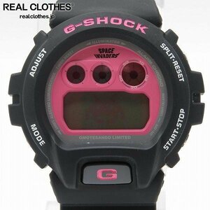 (1)G-SHOCK×Space Invader/Gショック×スペースインベーダー OMOTESANDO インベーダー DW-6900【動作未確認】 /000