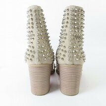 Christian Louboutin/クリスチャンルブタン アッサム スパイクスタッズ サイドジップヒールブーツ/39 /080_画像2