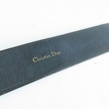 【難有】Christian Dior/クリスチャンディオール レザーベルト /000_画像4