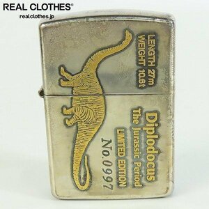 ZIPPO/ジッポー ダイナソーシリーズ ディプロドクス 限定品 携帯用オイルケース付き 1991年製 /000