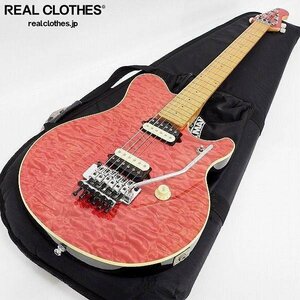 ★ERNIE BALL Music Man/ミュージックマン AXIS EX PINK/アクシス エレキギター 日本製 ギグケース付 同梱×/160