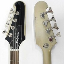 ★Epiphone/エピフォン Custom Shop Limited Edition Thunderbird IV TV Silver/サンダーバード 4弦エレキベース 同梱×/170_画像3