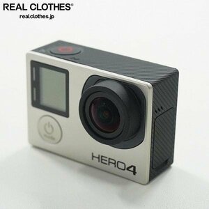 GoPro/ゴープロ HERO 4 ブラックエディション アクションカメラ デジタルビデオカメラ 割れあり 通電確認済み /000