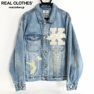 ☆KITH/キス Embroidered Centre Denim Jacket デニム ジャケット KHM010246/L /060