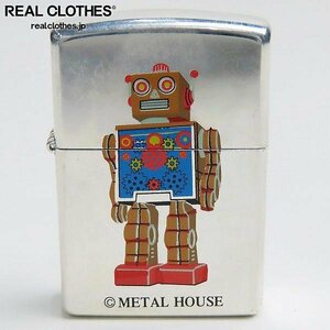 ZIPPO/ジッポー ROBOT ロボットシリーズ METAL HOUSE 1997年製 /LPL