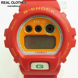 G-SHOCK×EVANGELION/Gショック×エヴァンゲリオン EVA-02 アスカモデル DW-6900FS【動作未確認】 /000