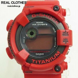 【ジャンク/動作未確認】G-SHOCK/Gショック FROGMAN 2000 赤潜水蛙 DW-8200NT2-4JR /000