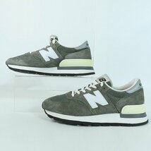 NEW BALANCE/ニューバランス USA製/米国製 990 スニーカー/シューズ M990GRY/27 /080_画像4