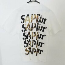 ☆【未使用】A Elegantes SAPEur/アエレガンス サプール ブランド ロゴ プリント Tシャツ A0022-045/XL /LPL_画像2