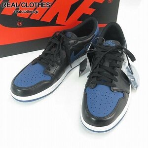 【未使用】NIKE/ナイキ AIR JORDAN 1 RETRO LOW OG MYSTIC NAVY CZ0790-041/30.5 /080