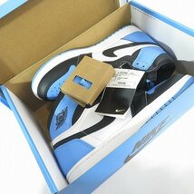 【未使用】NIKE/ナイキ AIR JORDAN 1 RETRO HIGH OG エアジョーダン1 ユニバーシティブルー DZ5485-400/25.5 /080_画像7