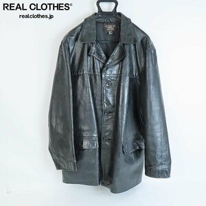 ☆RRL/ダブルアールエル レザーコート 三ツ星タグ JK-RR-HA-4008/L /080