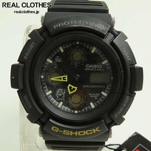 【ジャンク/動作未確認】G-SHOCK/Gショック GAUSSMAN/ガウスマン MEN IN BLACK/メン イン ブラック 第二弾 腕時計 AW-571BM-1T /000