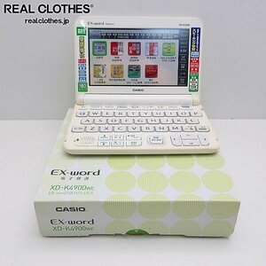 CASIO/カシオ 電子辞書 EX-word DATAPLUS 9 XD-K4900WE 簡易動作確認済み /000