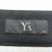 Y's/ワイズ Yohji Yamamoto/ヨウジヤマモト ラップスカート YD-S04-100/2 /060_画像5