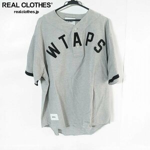 ☆WTAPS/ダブルタップス 22SS LEAGUE SS COTTON 221TQDT-SHM06 リーグ ベースボール シャツ 3 /000