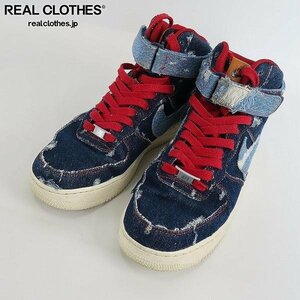 NIKE/ナイキ LEVI'S/リーバイス AIR FORCE 1 HIGH カスタムシューズ/CJ4383-994/27 /080