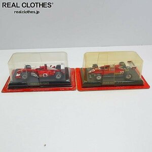 【未開封】FERRARI OFFICIAL PRODUCT/フェラーリ 1/43スケール 126 C2/F2002 2台セット ミニカー /000