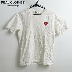 ☆PLAY COMME des GARCONS/プレイコムデギャルソン ハートワッペン Tシャツ M /LPL