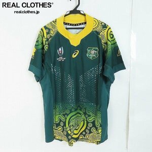 ☆Wallabies/ワラビーズ 2019年 ラグビーワールドカップ オーストラリア代表 ラグビージャージ 2111A151 L /LPL