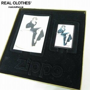 ZIPPO/ジッポー ジョージペティ The Petty Girl/ペティーガール ピンナップアート ブラックドレス /LPL