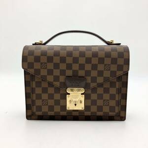 137 ★1円スタート★ 美品 LOUIS VUITTON ルイヴィトン ダミエ モンソー ハンドバッグ ブラウン