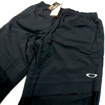 新品 1円～ オークリー ウィンドウォーム ジョガーパンツ L(79-84cm) 黒 ENHANCE WIND WARM PANTS 防風 撥水 保温 OAKLEY メンズ 【2947a】_画像6