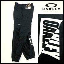 新品 1円～ 秋冬 オークリー ウィンドウォーム ジョガーパンツ M(73-78cm) 黒 WIND WARM PANTS 防風 撥水 保温 OAKLEY メンズ 【2827】_画像1