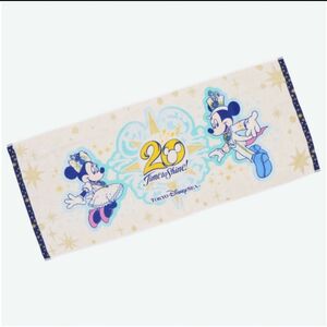 東京ディズニーシー　20周年　タイム トゥ シャイン　フェイスタオル