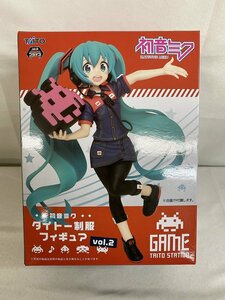 【1円～】【未開封】初音ミク タイトー制服 フィギュアvol.2 キャラクター・ボーカル・シリーズ01 初音ミク×スペースインベーダー