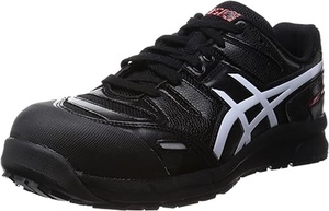 【TH-0981】未使用 asics アシックス 安全靴 ウィンジョブ CP103 ブラック/ホワイト 27.5cm プロスニーカー FCP103-9001