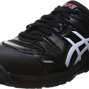 ▼【TH-0982】未使用 asics アシックス 安全靴 ウィンジョブ CP103 ブラック/ホワイト 27.5cm プロスニーカー FCP103-9001の画像1