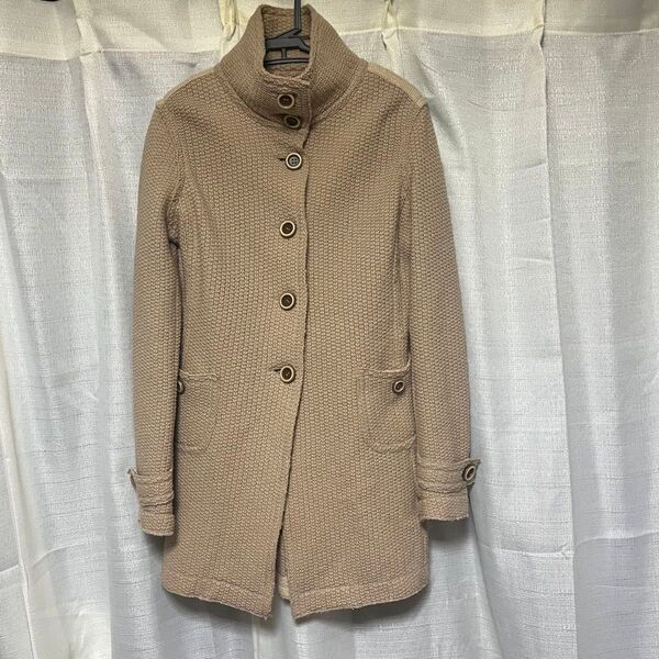 良品 GAS ガス ウール 羊毛 ロングコート ベージュ