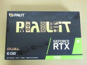 パリット グラフィックボード「Palit NE62060018J9-1160A-1 GEFORCE RTX 2060 DUAL 6GB」未使用・未開封品　送料無料！