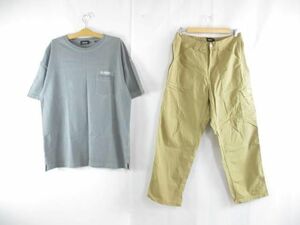 中古 エクストララージ XLARGE Tシャツ 半袖 パンツ ボトムス 2点 L XL メンズ