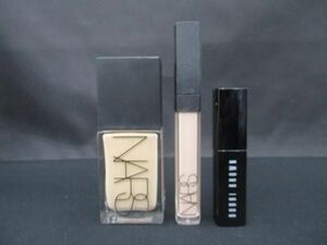 中古 コスメ ボビィ ブラウン NARS ライトリフレクティング ファンデーション 02174 30ml 等 3点 コンシーラー