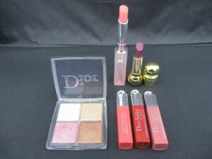 中古 ディオール Dior バックステージ フェイス グロウ パレット 001 アディクト リップ グロウ 011 等 6点 フェイス