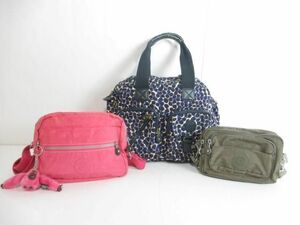 中古 キプリング kipling ショルダーバッグ ミニボストンバッグ 3点 バッグ 鞄