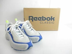 良品 リーボック Reebok スニーカー DAYTONA DMX SC CN3806 29.0cm グレー ブルー メンズ