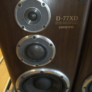 ジャンク品 スピーカー ONKYO オンキョー D-77XD 2個口発送の画像3